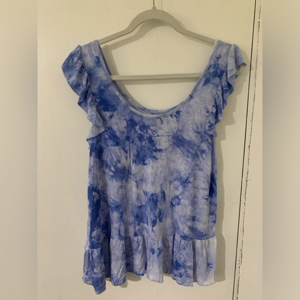 Willow Young and Contemporary Tank Top with Ruffles